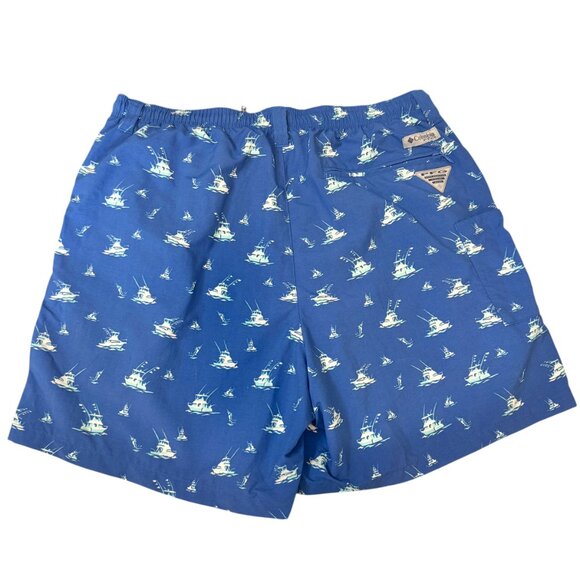 Columbia PFG NEW Super Back Cast Fishing Boat Water Swim Trunks Shorts Men's M - Picture 4 of 4